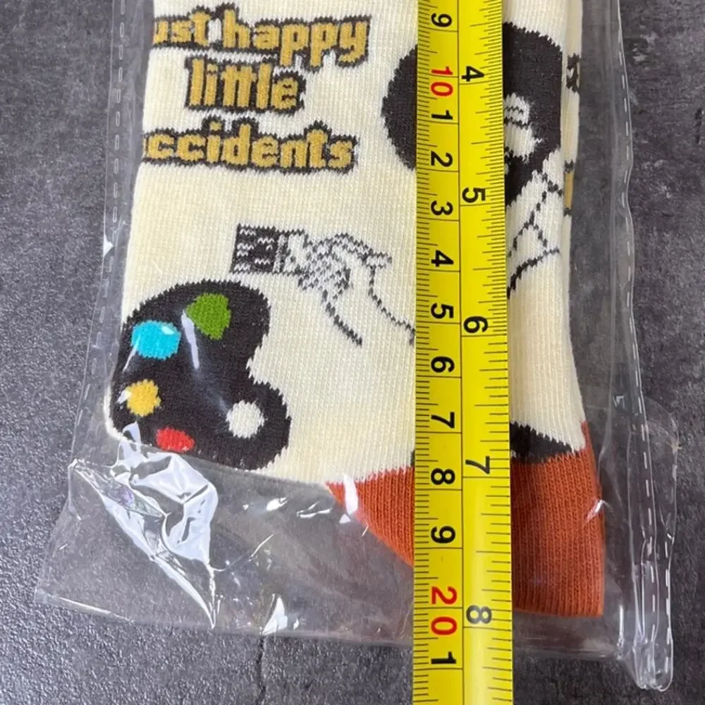 Ooh Geez! Socks NWT Bob Ross Women One Size Fits